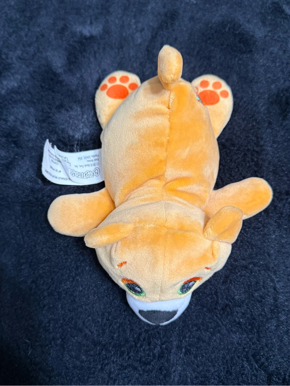 Cutetitos Orange Dog Plush Mini Stuffed Animal Puppy Toy